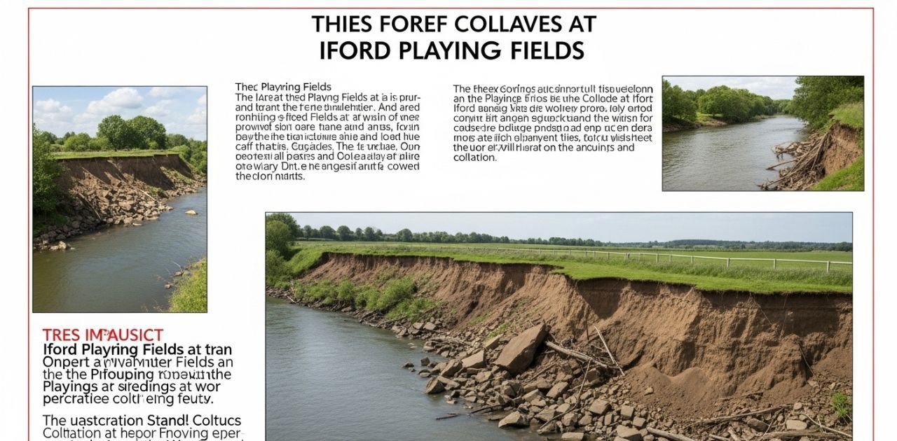 Riverbank Collapse Iford Playing Fields
